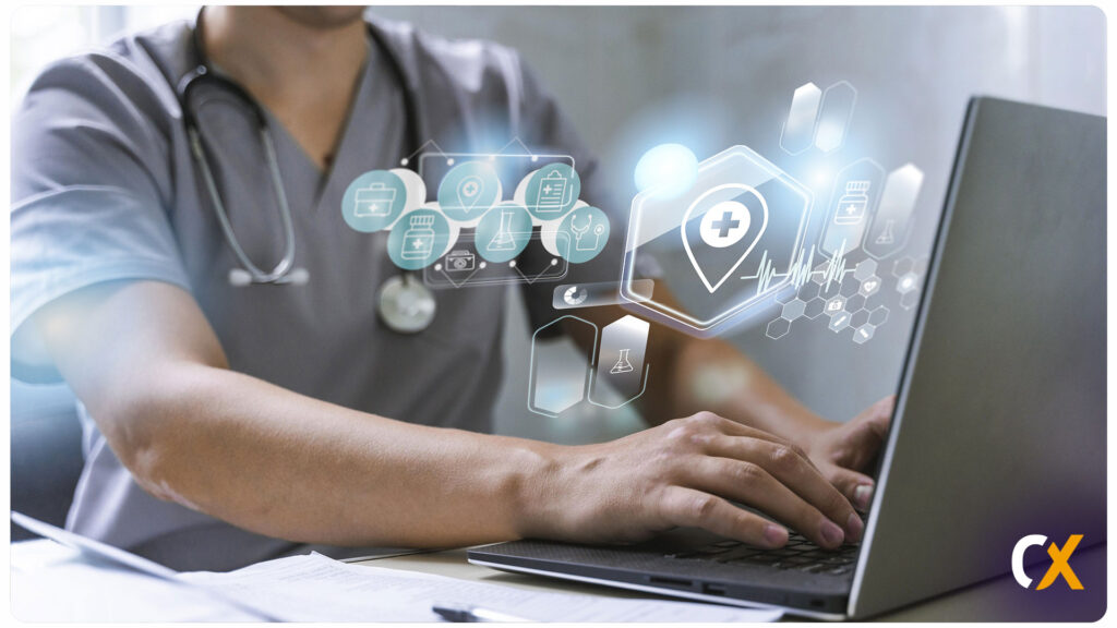 "Profesionales de salud digital colaborando en comunidad virtual de Panamá"